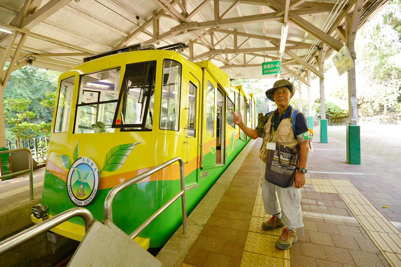  ケーブルカー 清滝駅