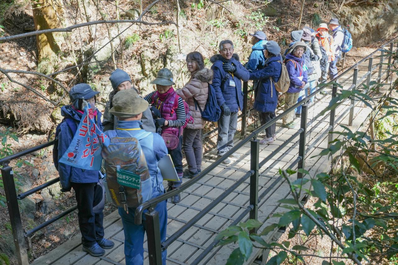 高尾山自然研究路 3号路の橋