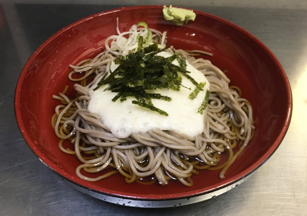 冷やしとろろそば