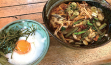 山頂付近